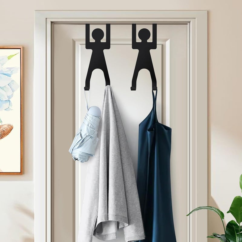 Garkup Cubical Hooks Office Durable Cubical Hangers Over The Door Hooks for Bags Hats Pictures Metal 2P - Image 4